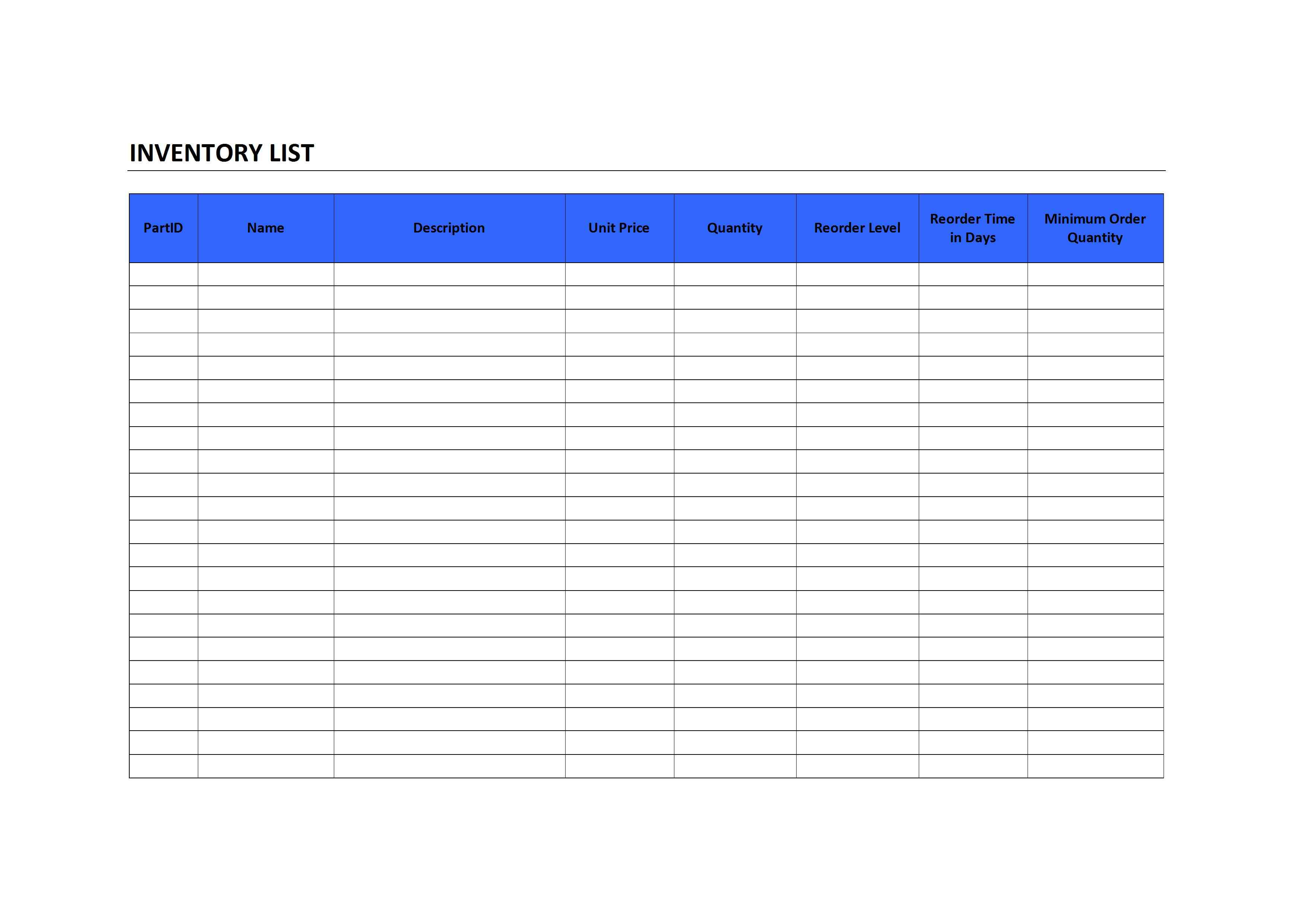 inventory-freewordtemplates