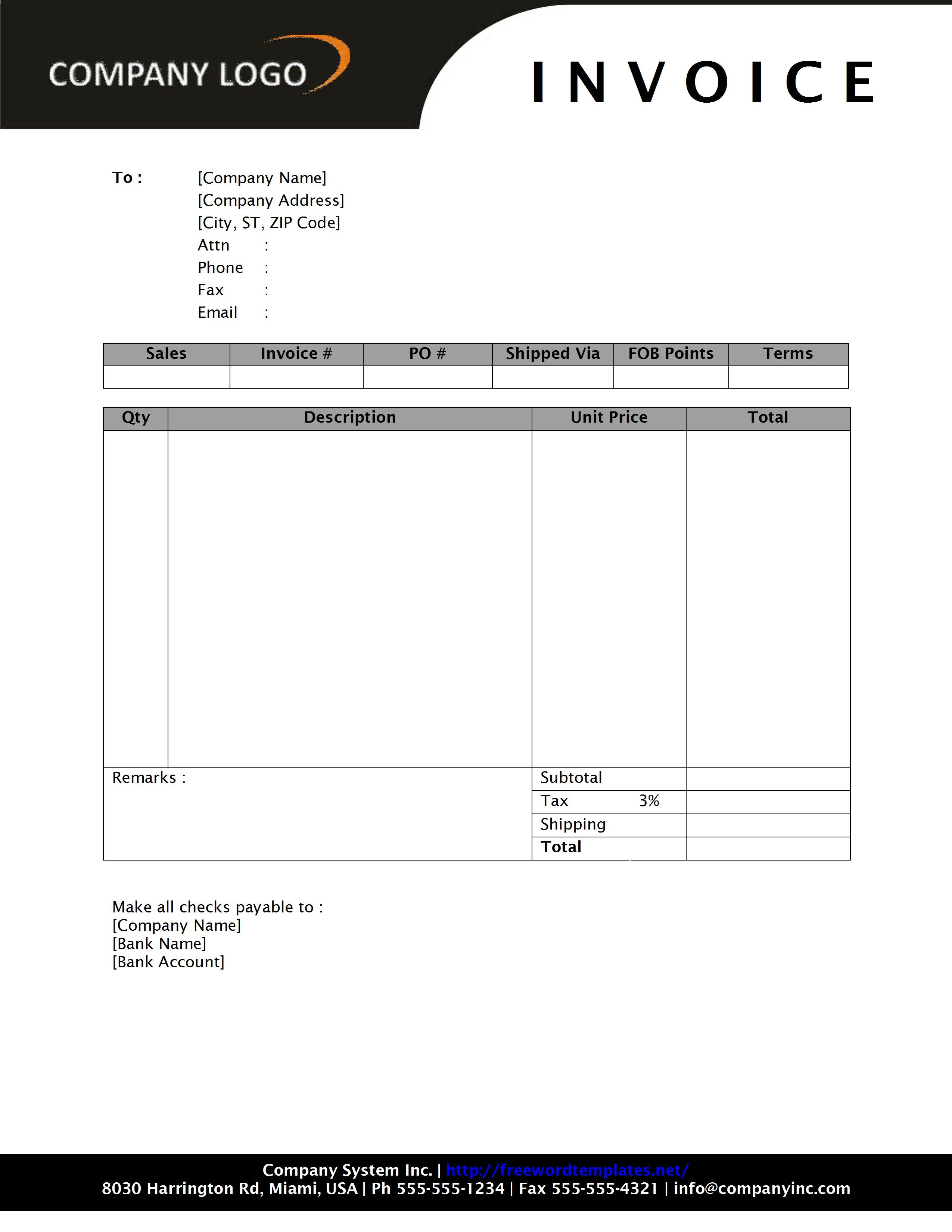 Sales Invoice with SD1 Style Letterhead