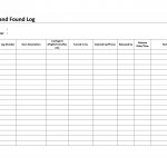 Lost and Found Log