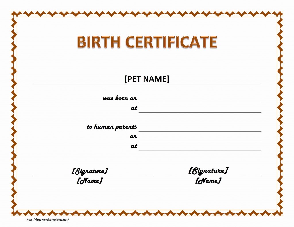 Do Animals Have Birth Certificates