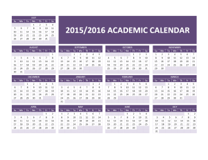 2015-2016 Academic Calendar - Word