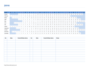 microsoft word slimline calendar template
