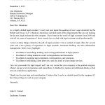 Legal Assistant Cover Letter