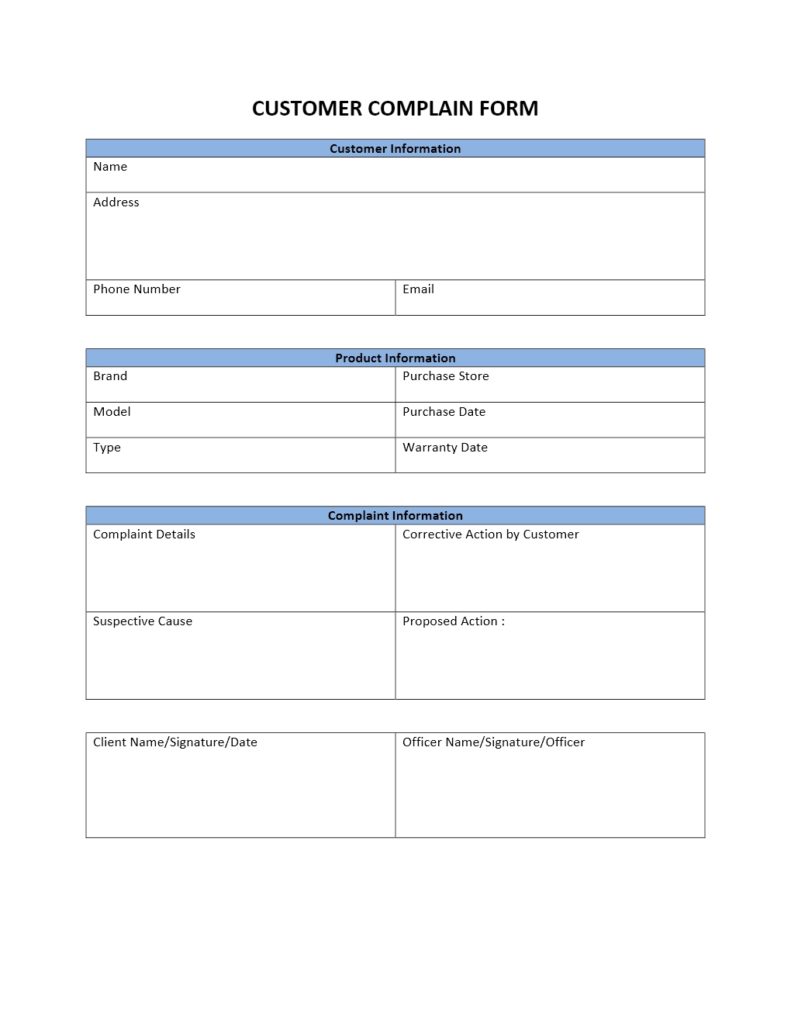 8-sample-consumer-complaint-forms-to-download-sample-templates