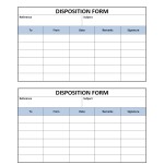 Disposition Form