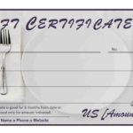 Restaurant Gift Certificate