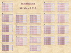 Wedding Seating Chart Template for Word